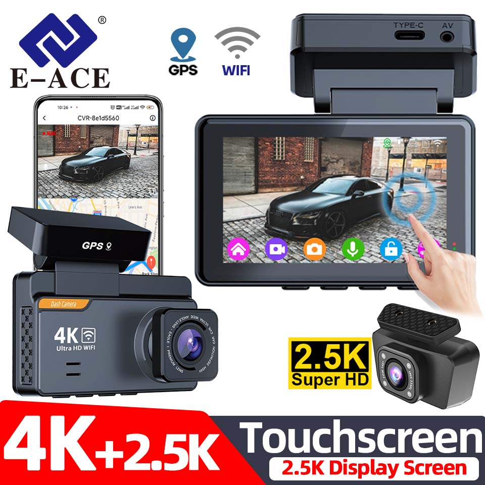 Ground Penetrating Radar Scanner - E-ACE 4K Dashcam 2.5K Hochauflösender Touchscreen