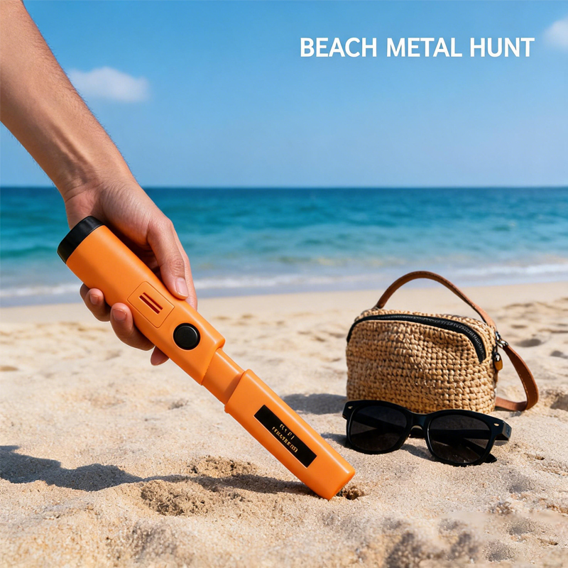 Waterproof Metal Detector Pinpointer - TC-110 Hochwertiger Handmetalldetektor mit Positionierungsstab, IP68