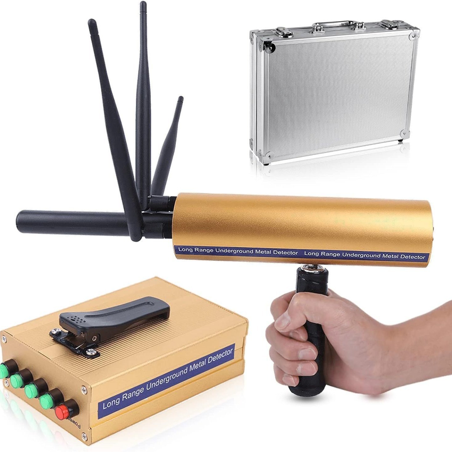 Gold Detector Long Range Locator - Neues Design, großer Reichweite, Goldmetalldetektor, unterirdischer