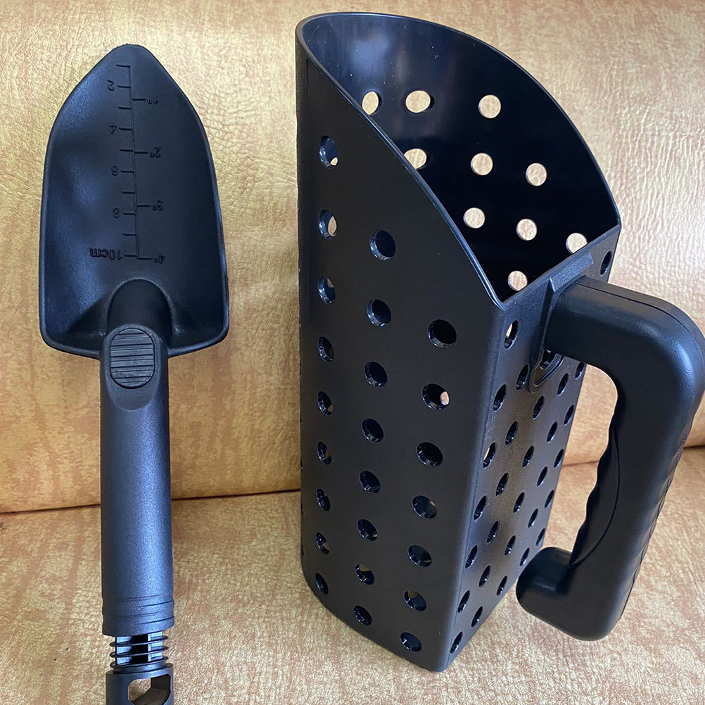 Treasure Hunting Shovel Digging Tool - 1 Set Premium Sandsieb-Schaufel-Set für Schatzsuche,