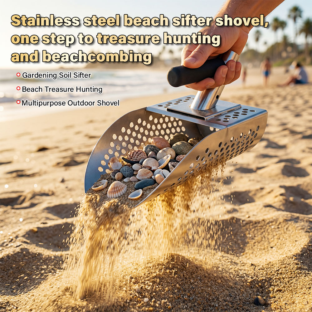Tragbarer Edelstahl-Metalldete – Sand Scoop Stainless Steel Beach Digging Bewertung und Preis