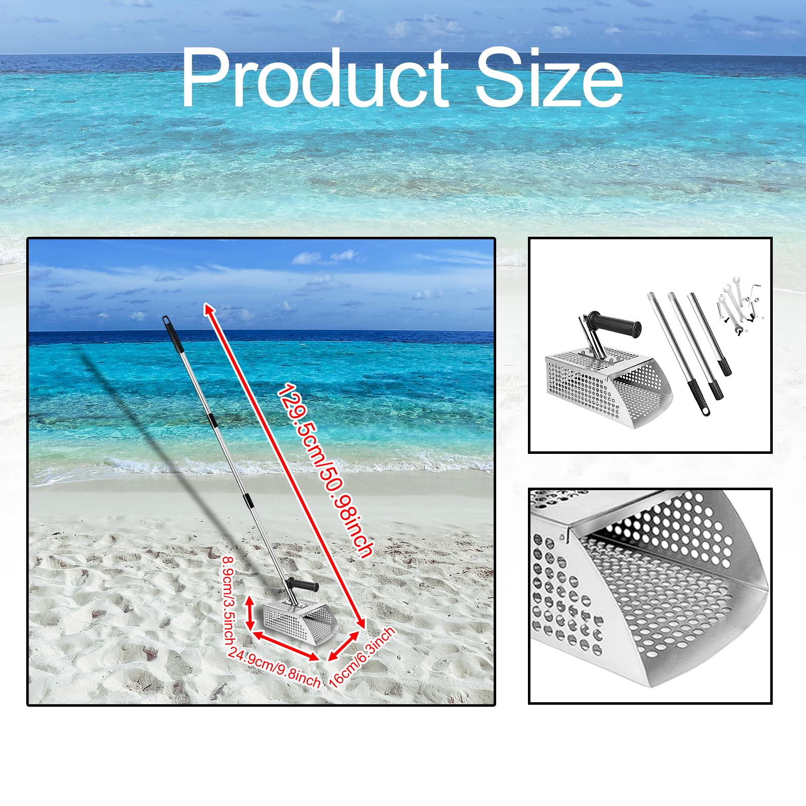 Langer Sandspaten mit langem G – Treasure Hunting Shovel Digging Tool Bewertung und Preis