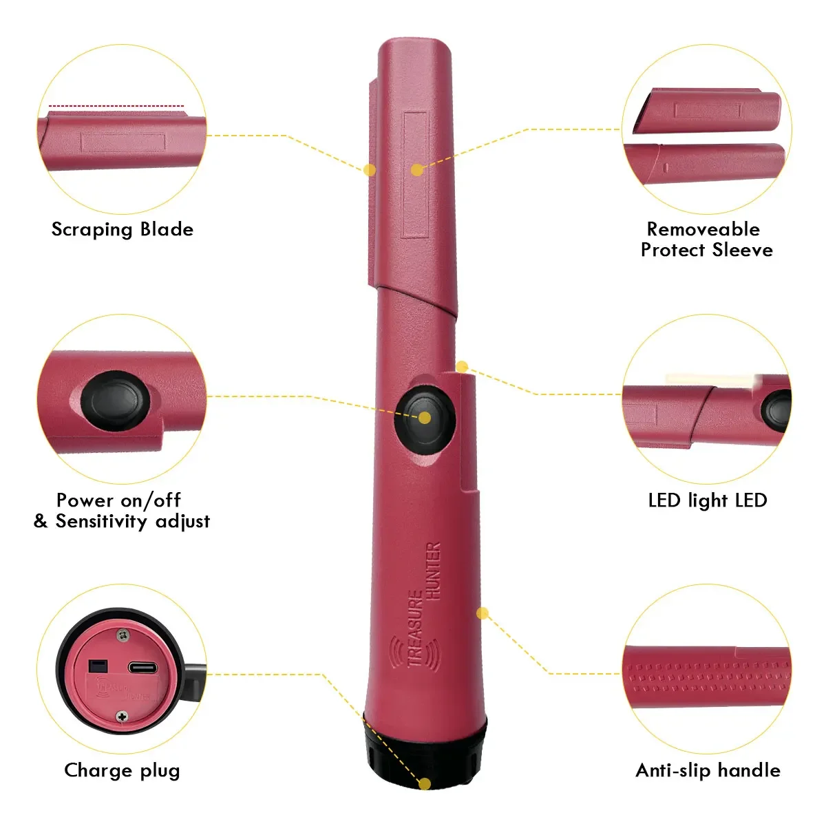 Treasure Hunter GT110-Plus Pin – Waterproof Metal Detector Pinpointer Bewertung und Preis