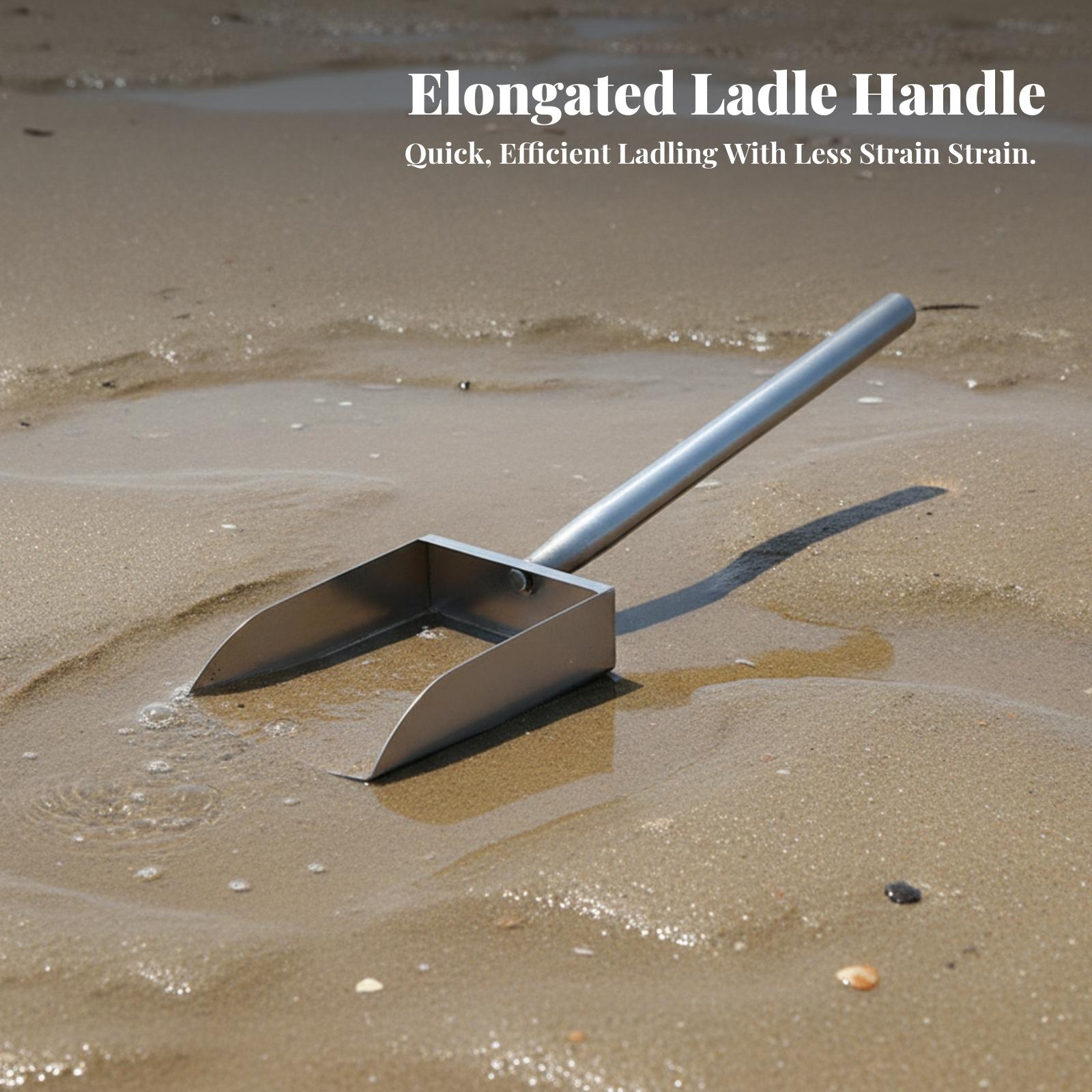 Edelstahl-Strandsandsieb-Schau – Treasure Hunting Shovel Digging Tool Bewertung und Preis