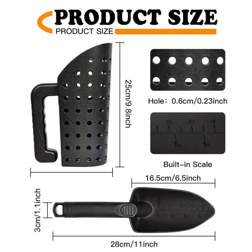 Metalldetektor-Sandsieb-Schauf – Sand Scoop Stainless Steel Beach Digging Bewertung und Preis