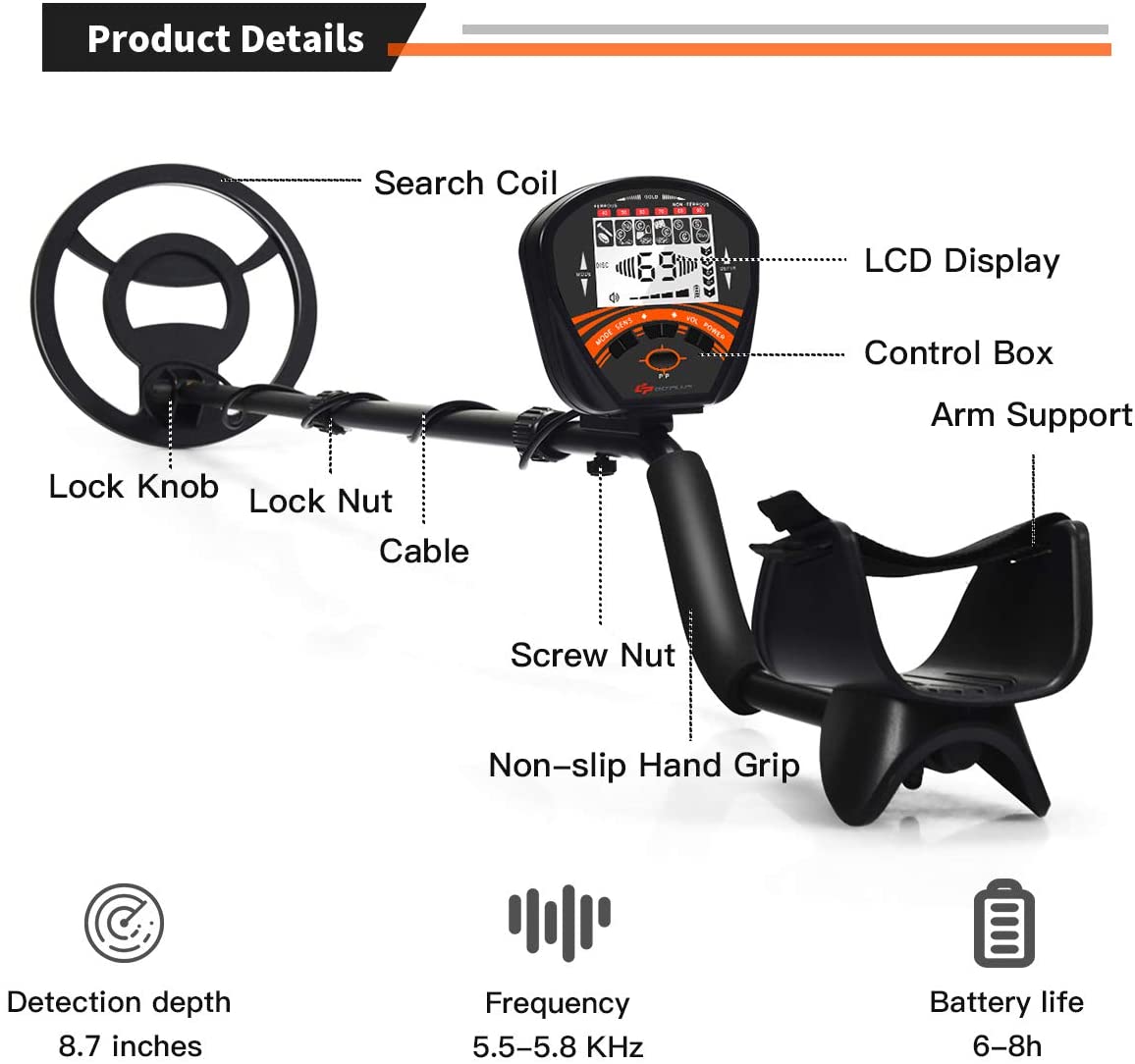Metalldetektor mit Großer Reic – Gold Detector Long Range Locator Bewertung und Preis