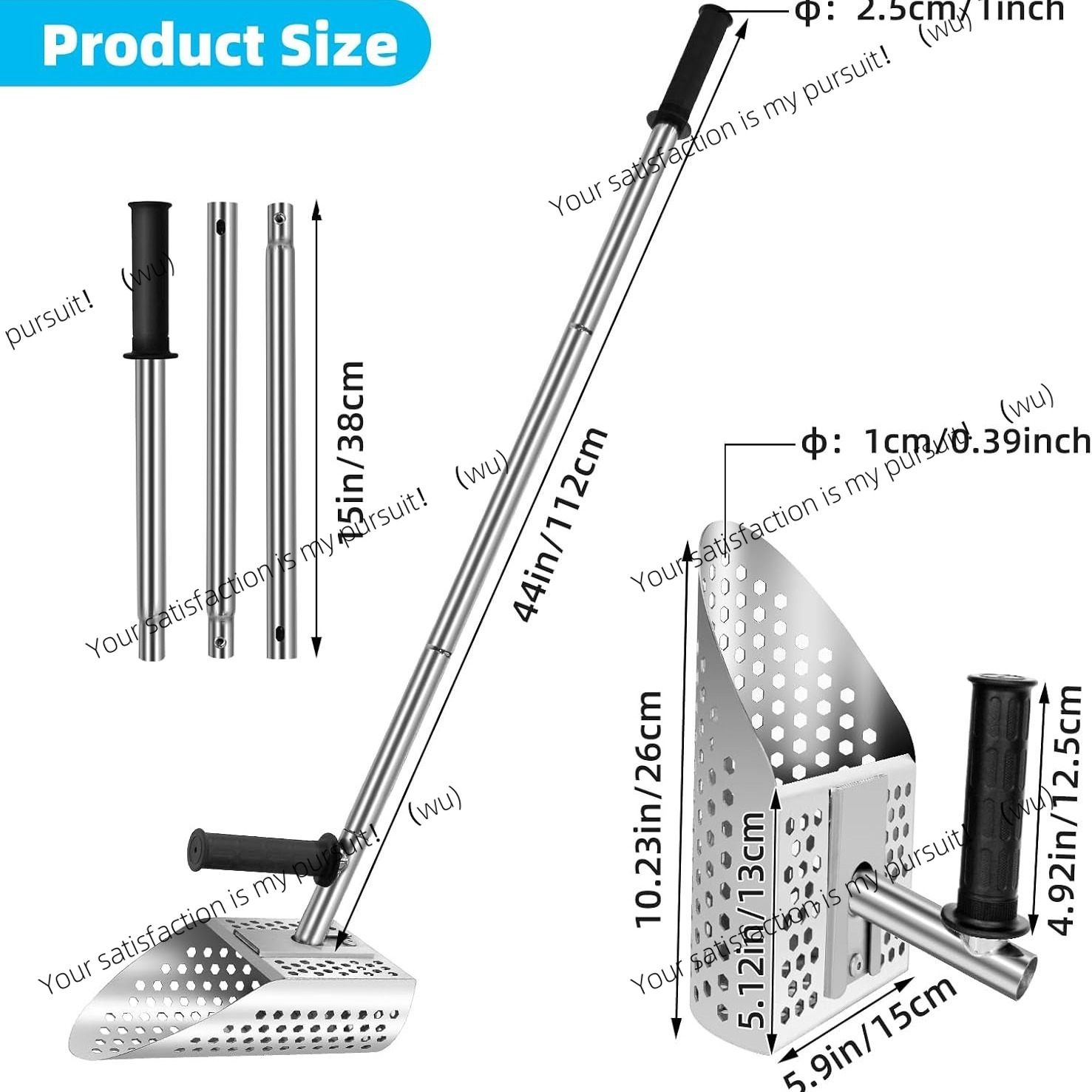 304 Edelstahl Strandschaufel m – Treasure Hunting Shovel Digging Tool Bewertung und Preis