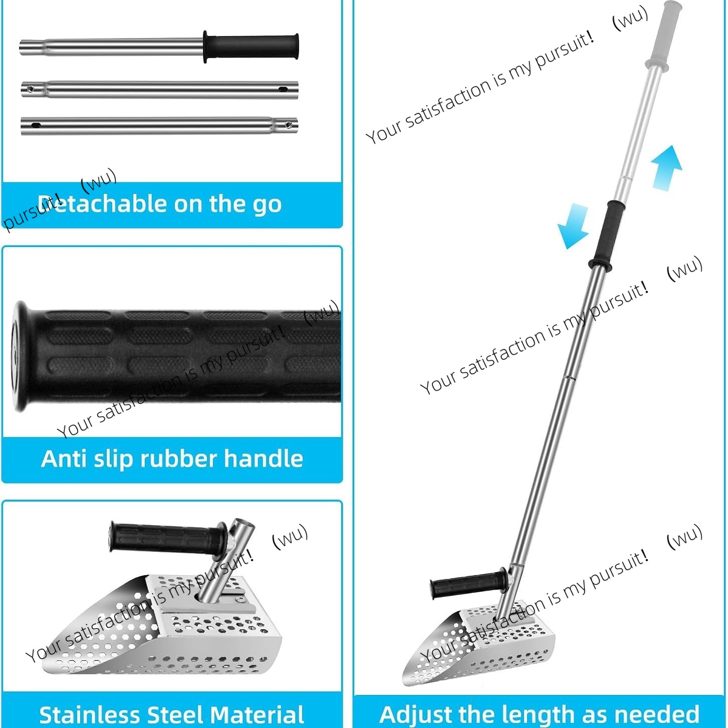 304 Edelstahl Strandschaufel m – Treasure Hunting Shovel Digging Tool Bewertung und Preis