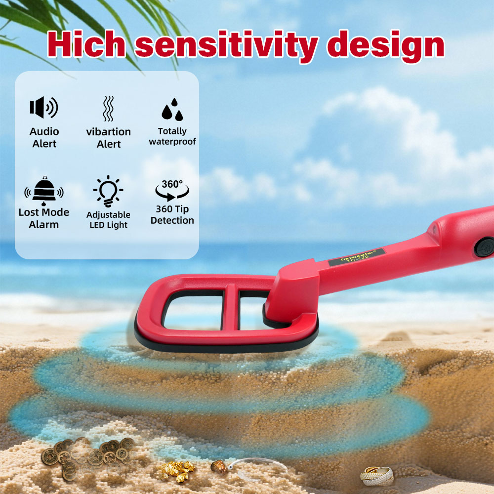 TC-120 Handgehaltener Metallde – Waterproof Metal Detector Pinpointer Bewertung und Preis